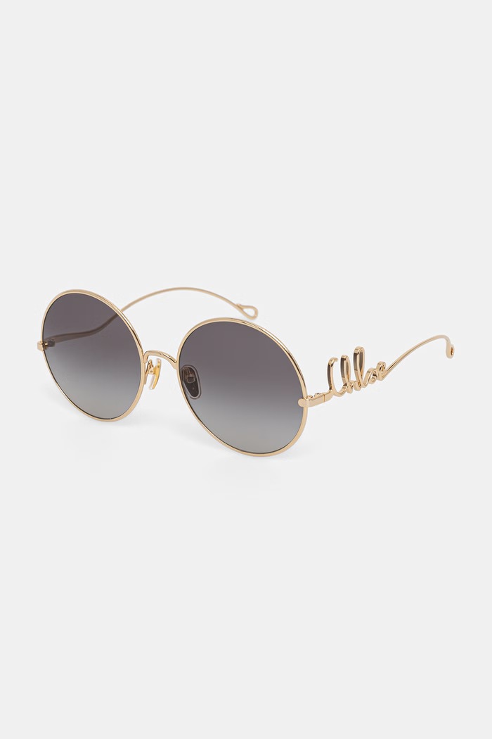 Chloe okulary przeciwsłoneczne okrągłe damskie CH0329S złoty AA00