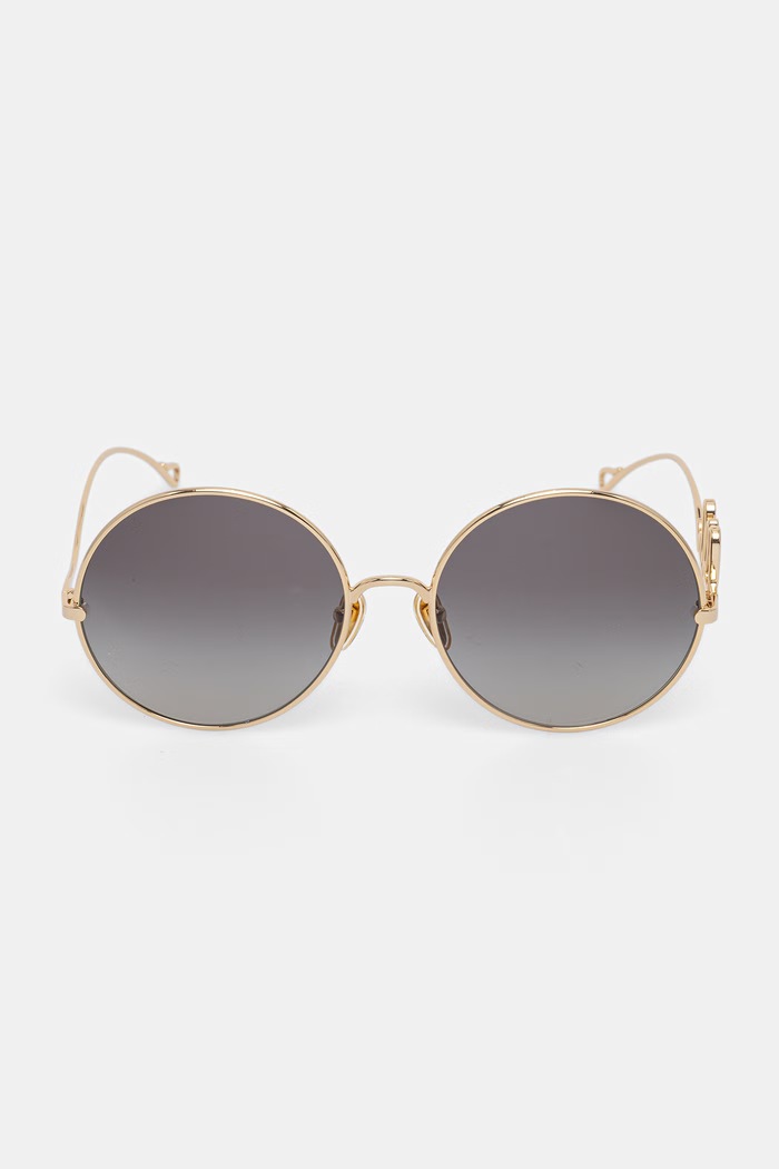 Akcesoria Chloe okulary przeciwsłoneczne okrągłe damskie CH0329S złoty