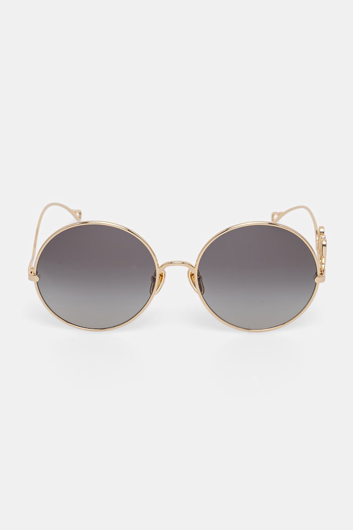 Akcesoria Chloe okulary przeciwsłoneczne okrągłe damskie CH0329S złoty