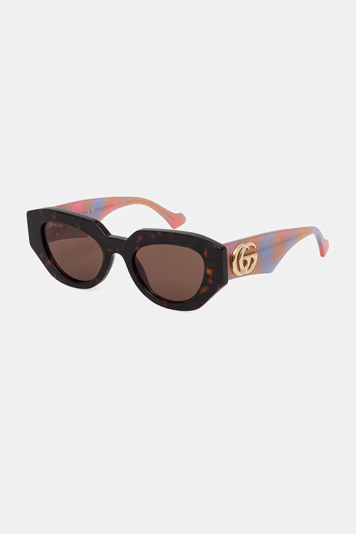Gucci okulary przeciwsłoneczne damskie brązowy GG1421S