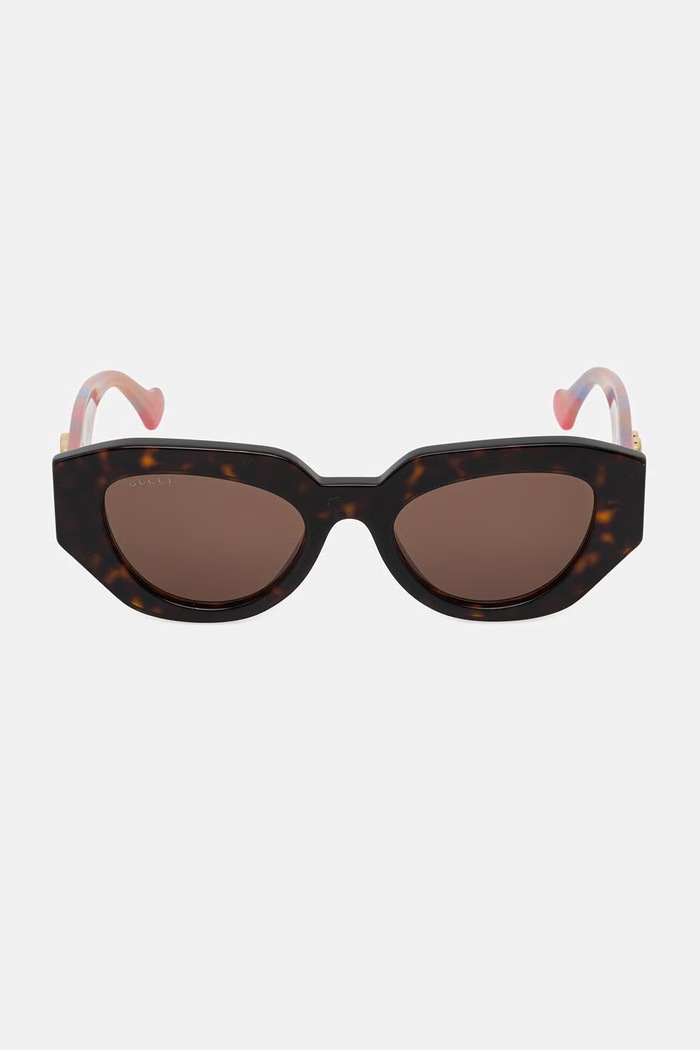 Gucci okulary przeciwsłoneczne damskie GG1421S brązowy AA00