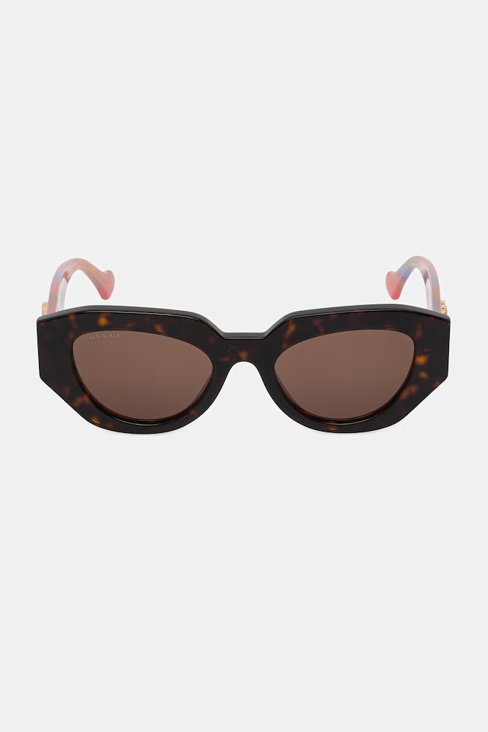 Gucci okulary przeciwsłoneczne damskie GG1421S brązowy AA00