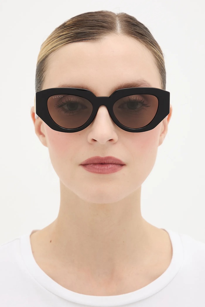 Gucci ochelari de soare pentru femei GG1421S negru