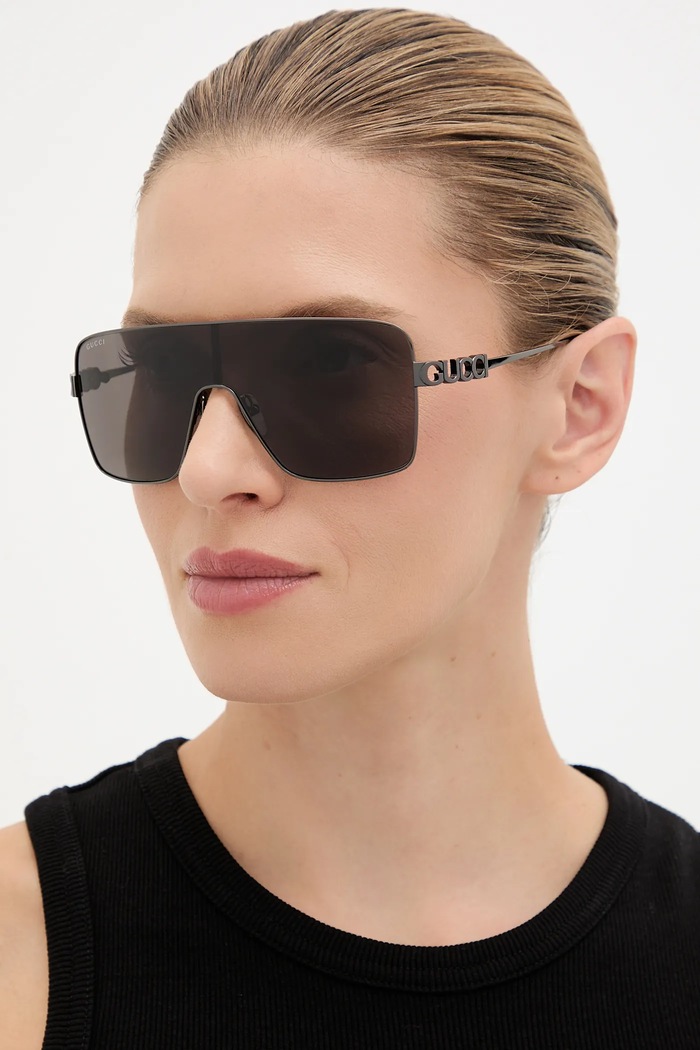 Gucci ochelari de soare uniforme gri GG1936S