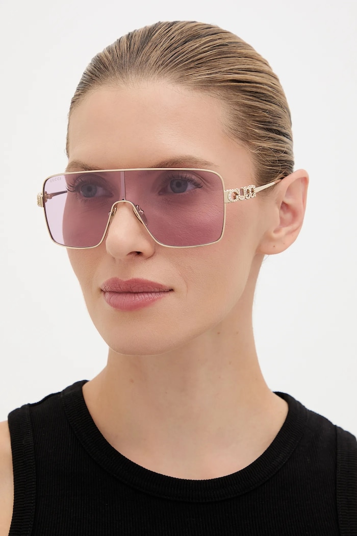 Gucci ochelari de soare uniforme aur GG1936S
