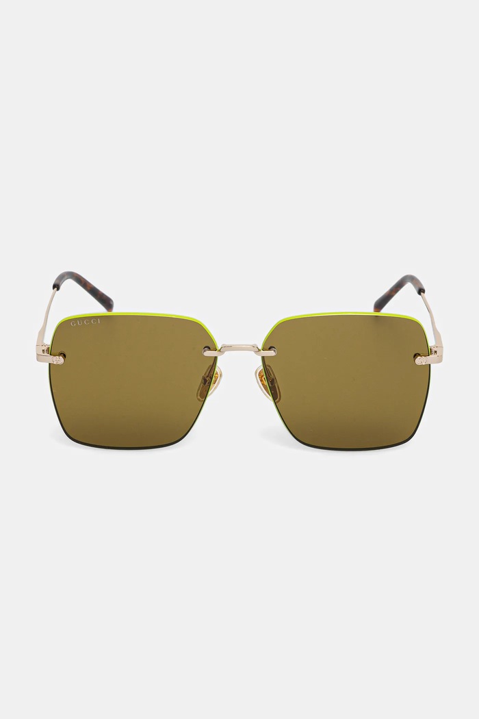 Akcesoria Gucci okulary przeciwsłoneczne GG1955SA złoty