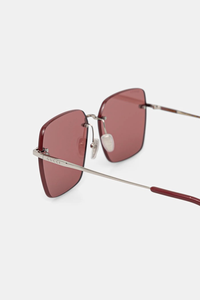 Gucci ochelari de soare argintiu GG1955SA