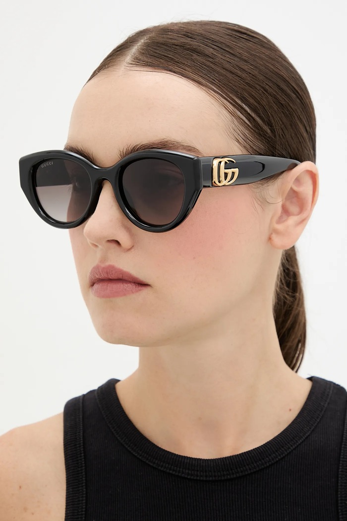 Sluneční brýle Gucci kočičí oči černá GG1976SK