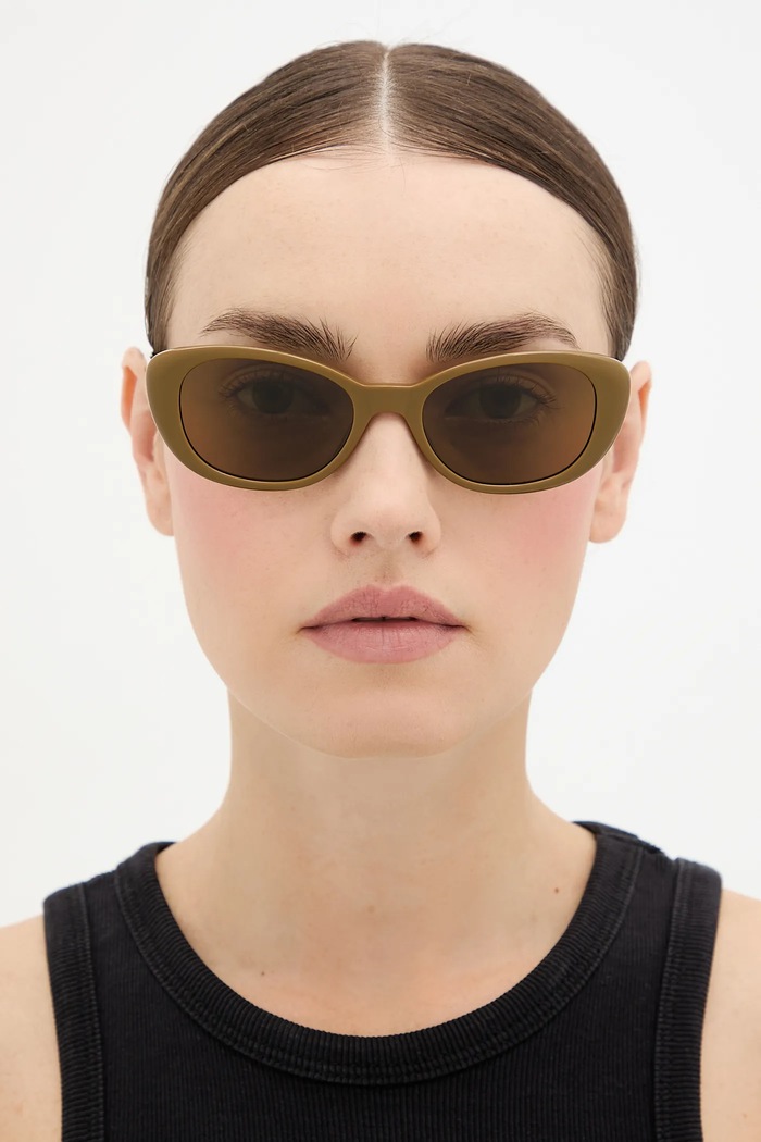 Slnečné okuliare Saint Laurent SL.822 hnedá