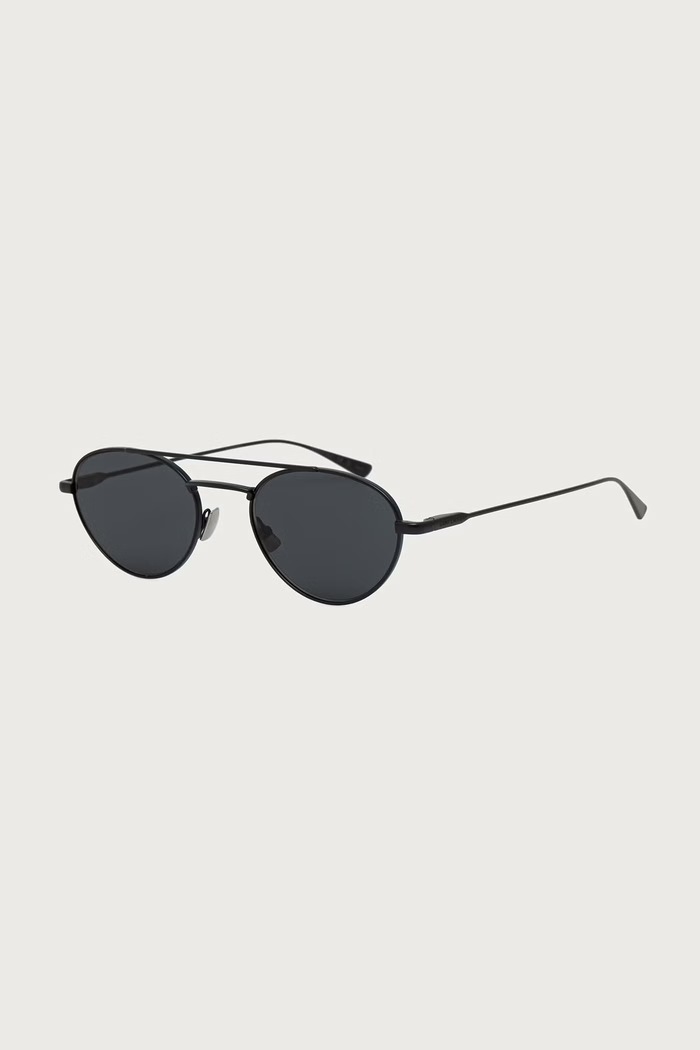 Saint Laurent Okulary przeciwsłoneczne pilotki damskie czarny SL.97