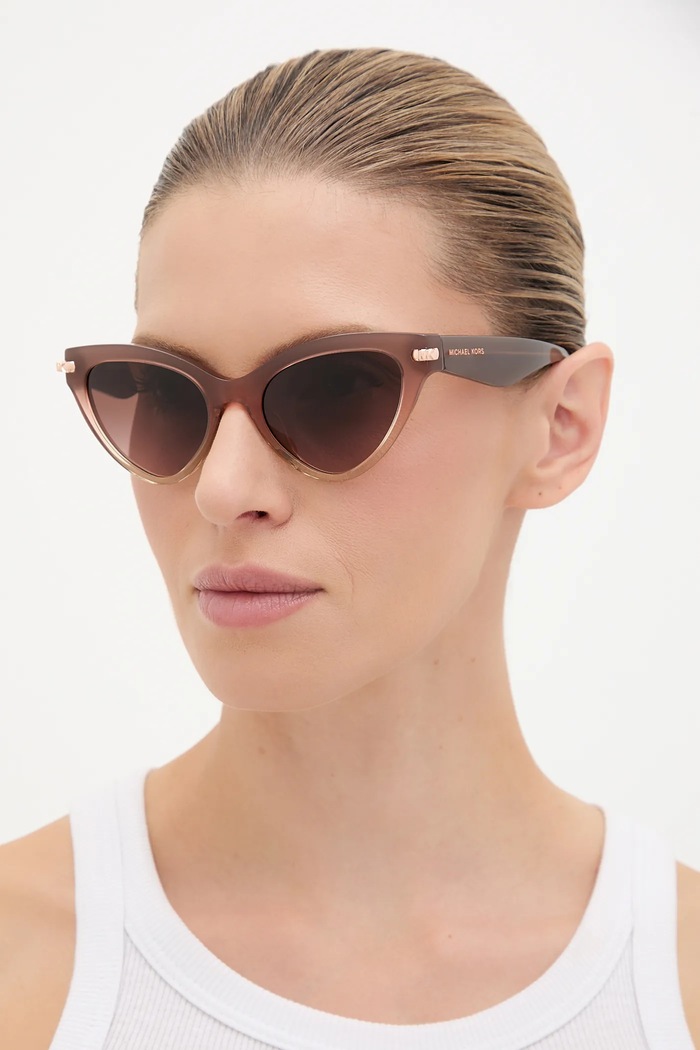 Michael Kors okulary przeciwsłoneczne kocie oczy różowy 0MK2259U