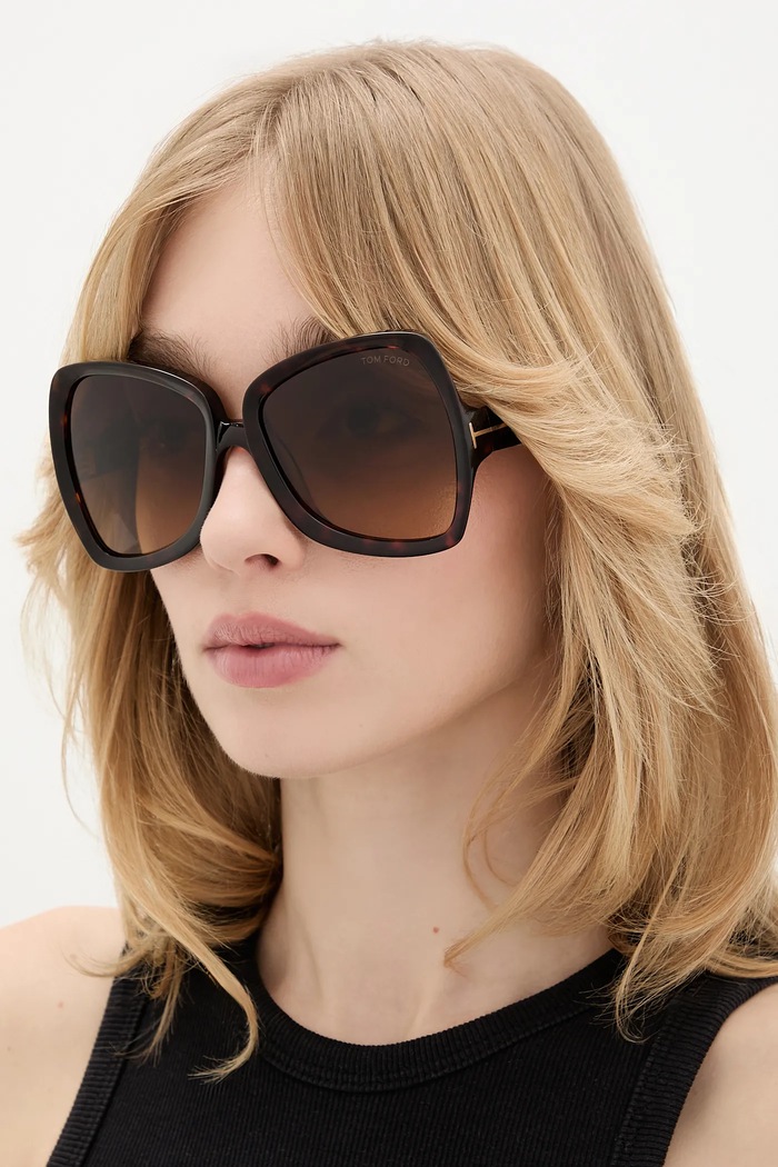 Sluneční brýle Tom Ford Jerry gradientní hnědá FT1222.6052F
