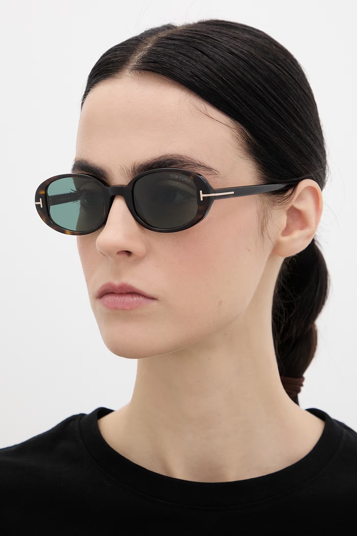 Sluneční brýle Tom Ford Iggy kulaté hnědá FT1364.4952N