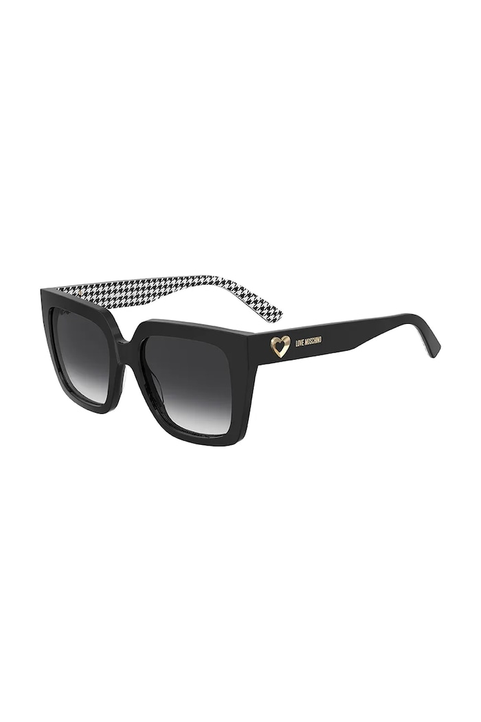 Love Moschino okulary przeciwsłoneczne kwadratowe damskie MOL099/S czarny AA00