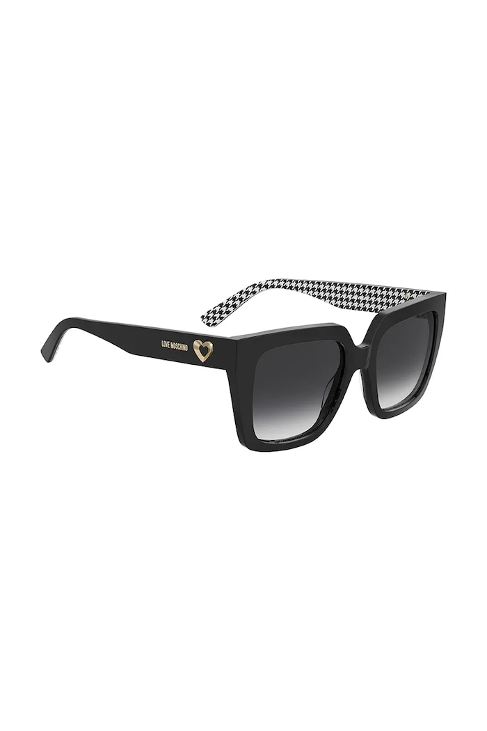Love Moschino okulary przeciwsłoneczne kwadratowe damskie czarny MOL099/S