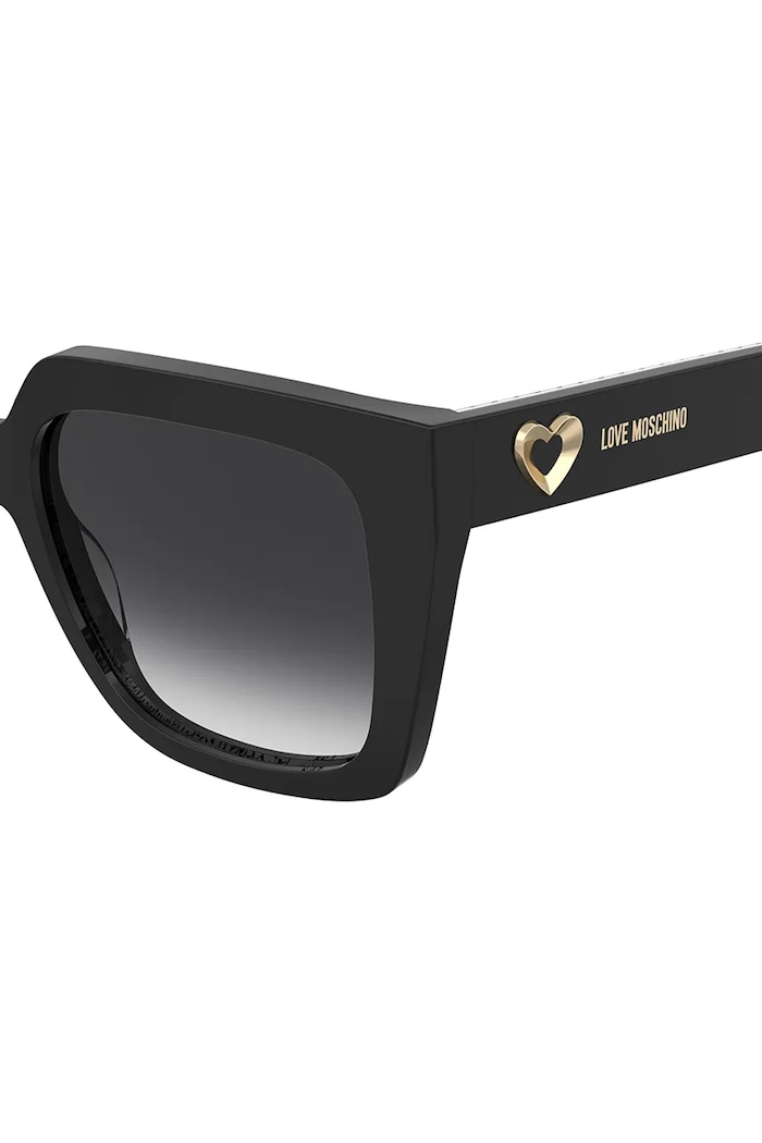 Love Moschino okulary przeciwsłoneczne kwadratowe damskie MOL099/S czarny