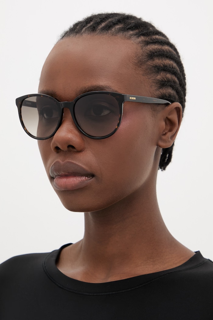 Love Moschino slnečné okuliare dámske gradient hnedá MOL103/S
