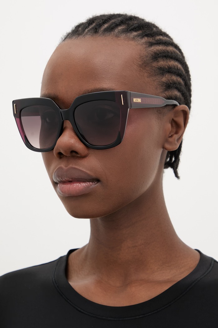 Γυαλιά ηλίου Moschino cat-eye μωβ MOS207/S