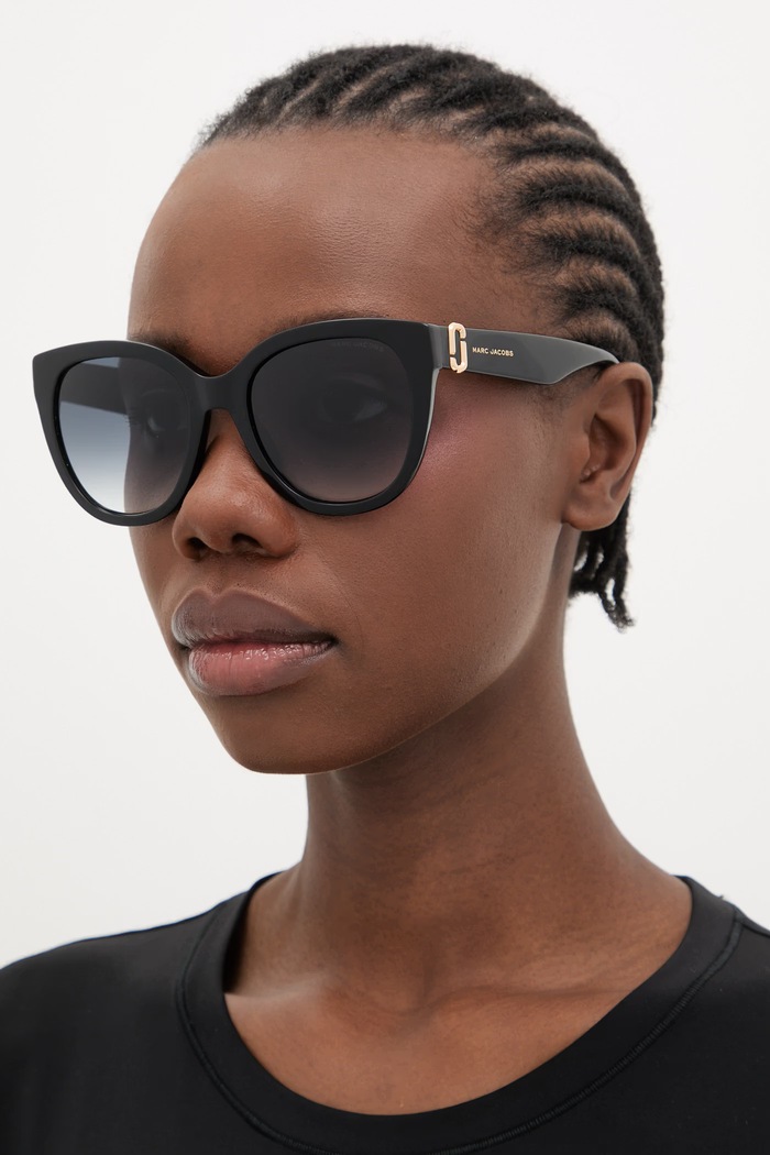 Marc Jacobs ochelari de soare pentru femei neted negru MARC.885/S