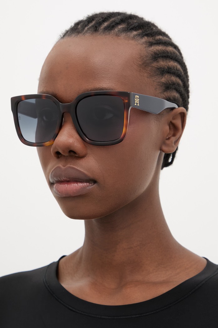 Γυαλιά ηλίου Tommy Hilfiger ομοιόμορφος καφέ TH.2342/S