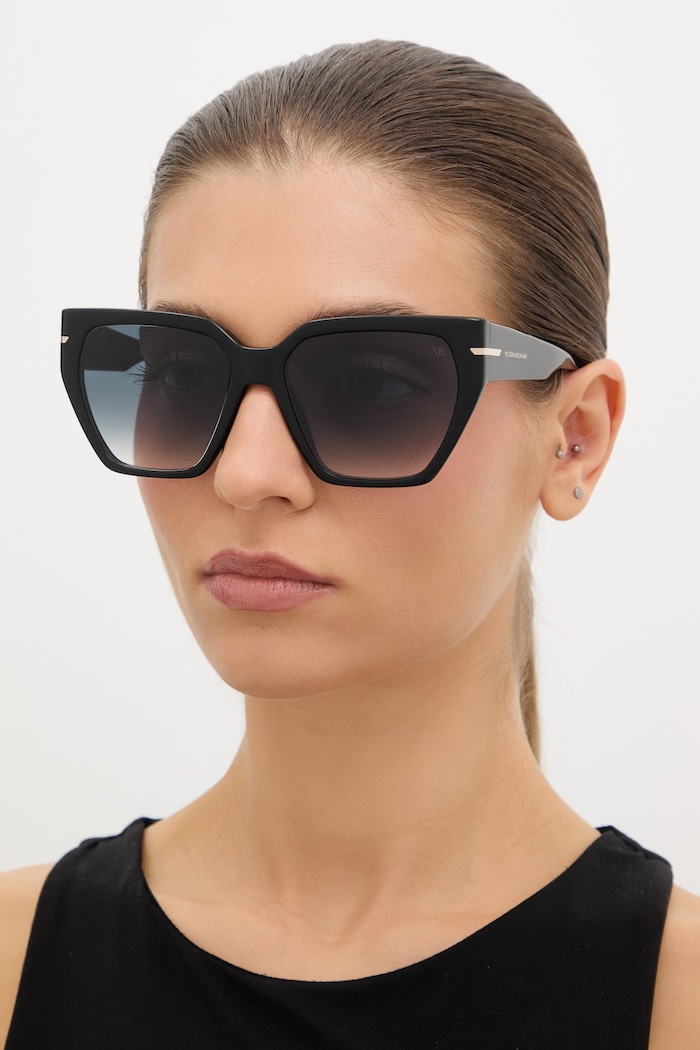 Victoria Beckham Occhiali da sole da donna sfumata nero VB.7002/S