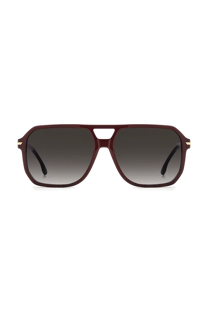 Doplnky Victoria Beckham slnečné okuliare dámske VB.1002/S burgundské