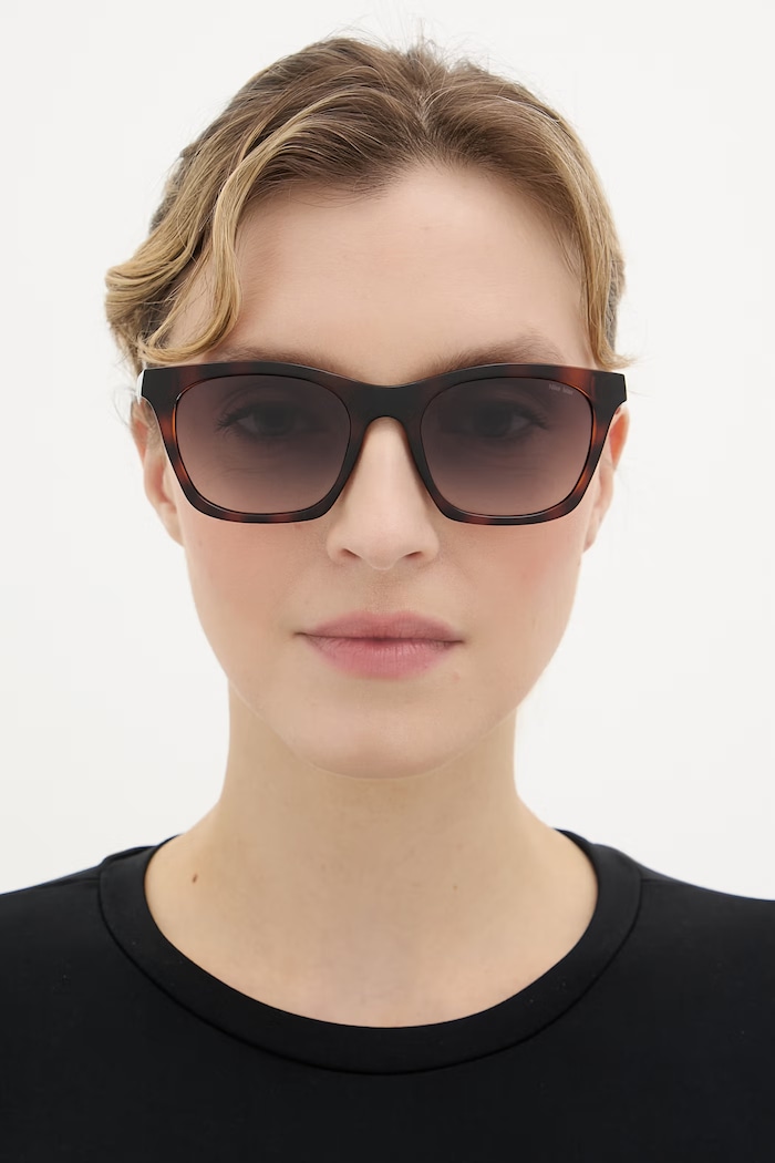 Nike ochelari de soare pătrați pentru femei VITAL maro IB3543X