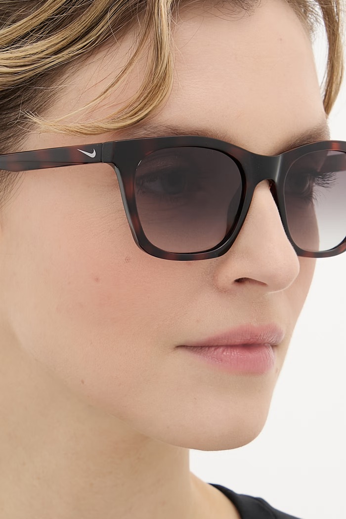 Nike ochelari de soare pătrați pentru femei VITAL IB3543X maro