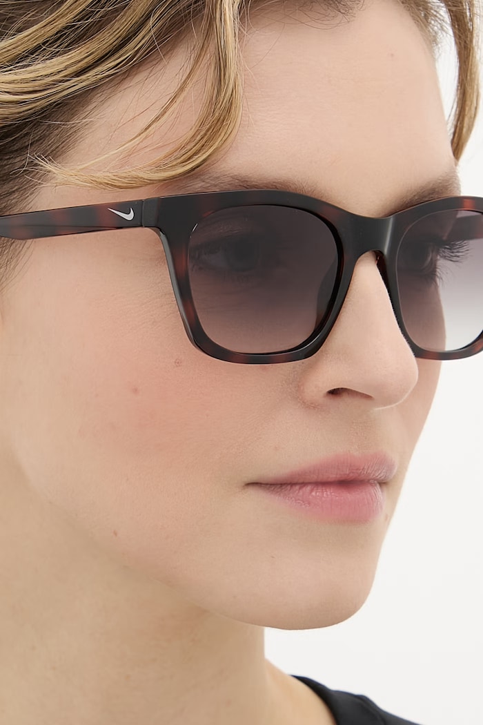 Nike ochelari de soare pătrați pentru femei VITAL IB3543X maro