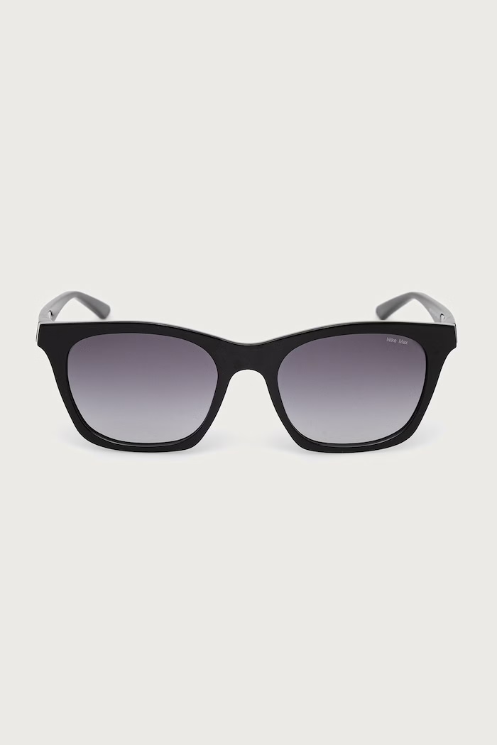 Nike Okulary przeciwsłoneczne kwadratowe damskie VITAL IB3543X czarny AA00