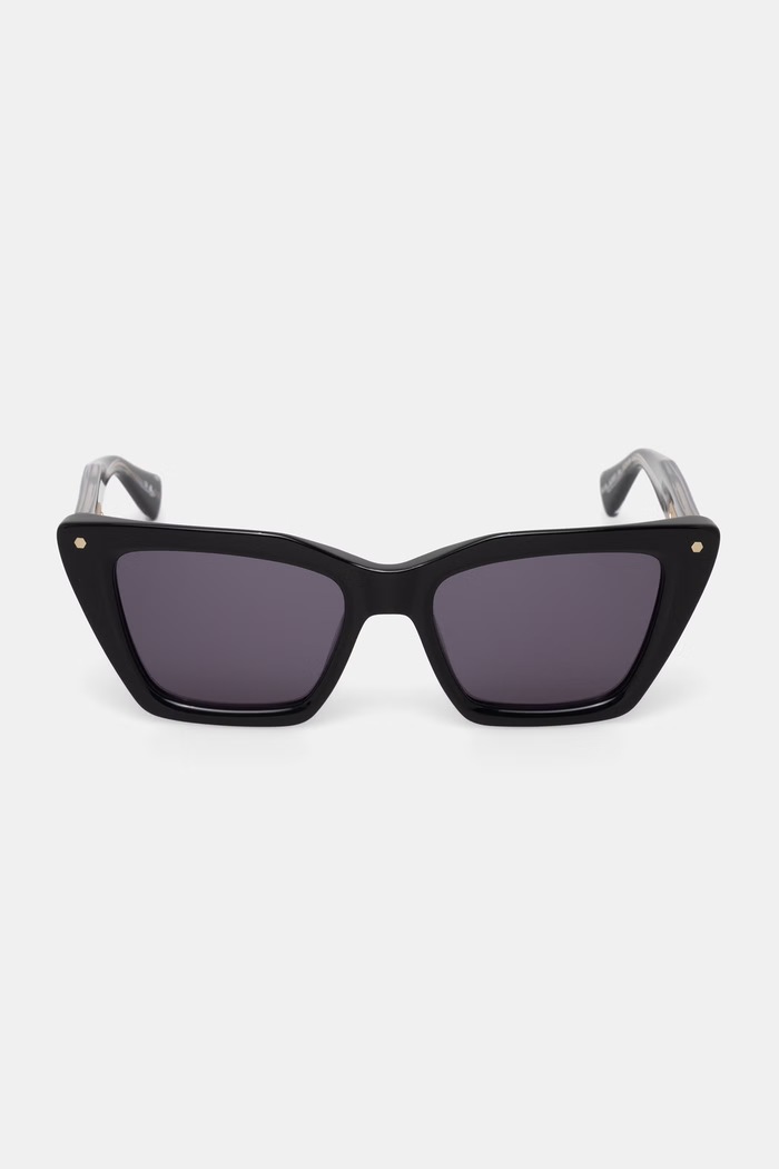 Akcesoria AllSaints okulary przeciwsłoneczne damskie Blair ALS5037 czarny