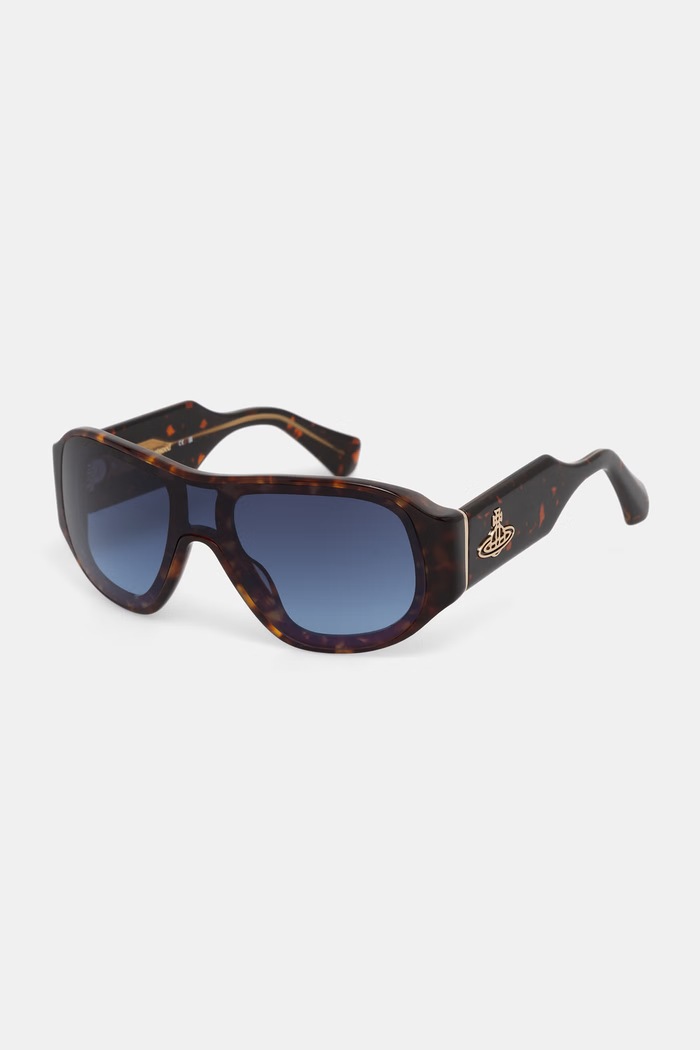 Vivienne Westwood okulary przeciwsłoneczne damskie Chamonix VW5131 brązowy AA00
