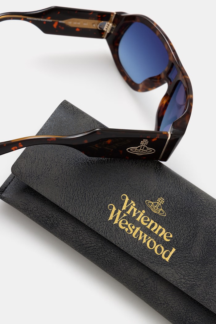Vivienne Westwood okulary przeciwsłoneczne damskie Chamonix VW5131 brązowy