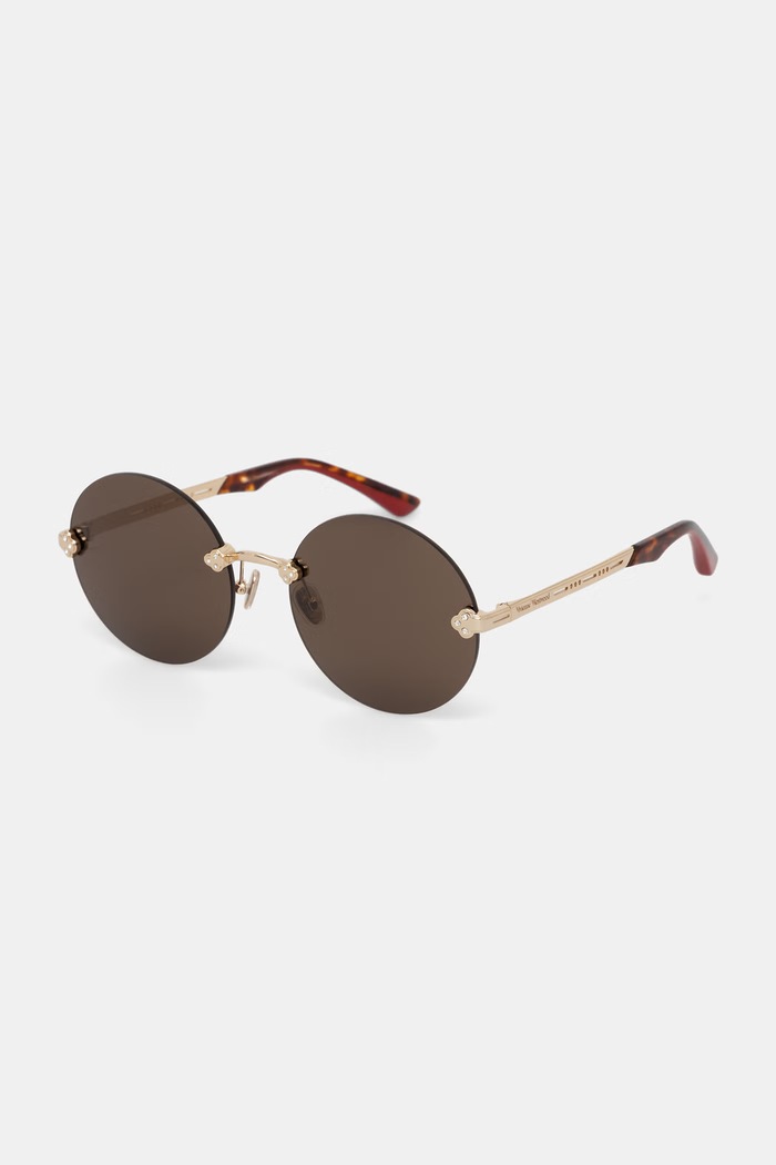 Vivienne Westwood okulary przeciwsłoneczne damskie Franklin VW7044 złoty AA00