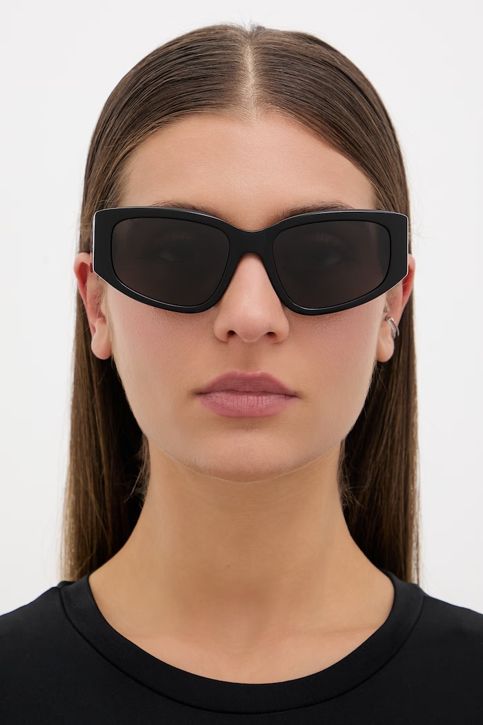 Balenciaga Ochelari de soare pentru femei BB0475S negru