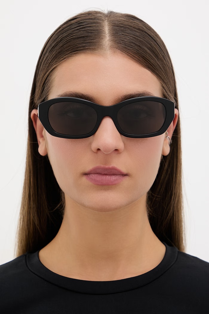 Balenciaga ochelari de soare pentru femei BB0476S negru