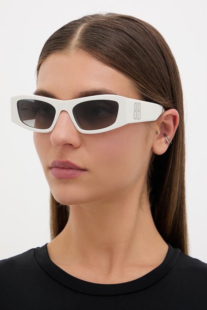 Balenciaga slnečné okuliare dámske biela BB0478S