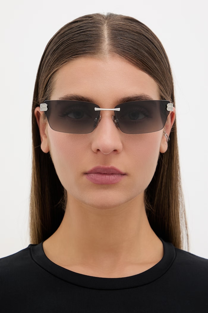 Balenciaga slnečné okuliare dámske BB0487S strieborná