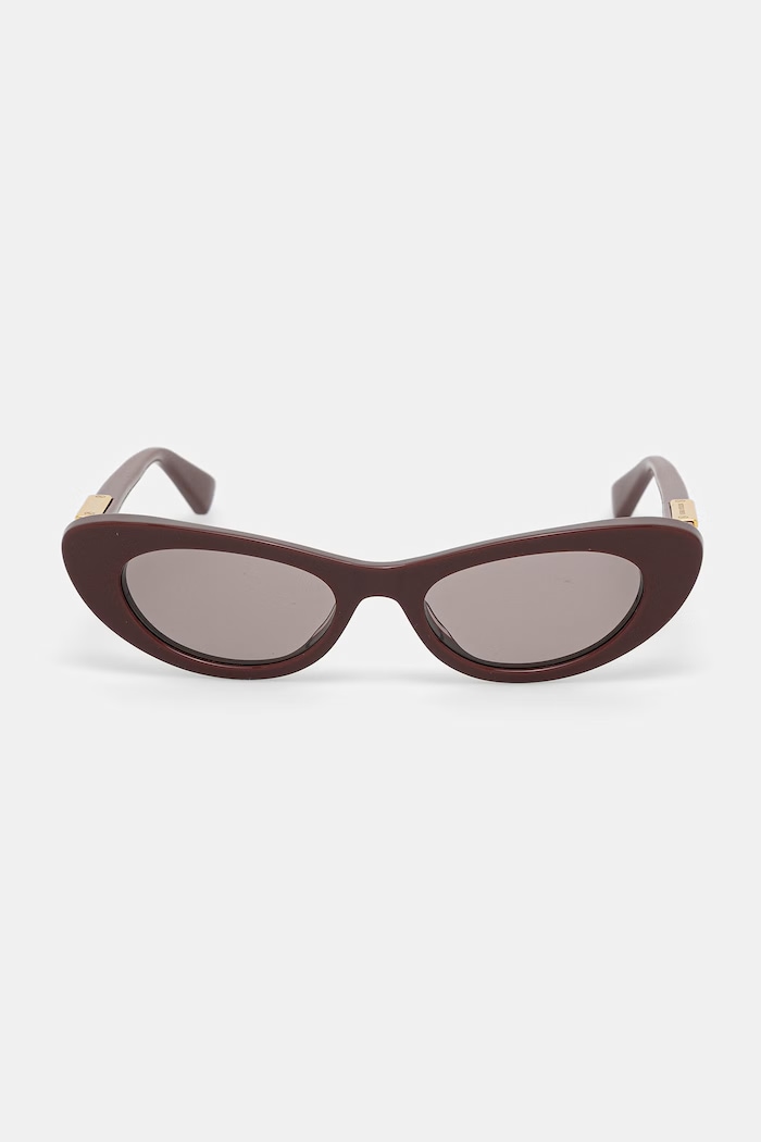 Accesorii Bottega Veneta Ochelari de soare cat eye pentru femei BV1447S burgundia