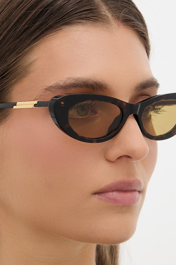 Bottega Veneta slnečné okuliare typ mačacieho oka dámske BV1447S