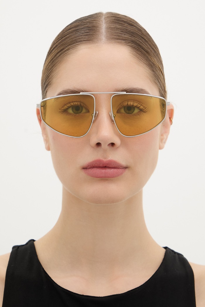 Bottega Veneta Ochelari de soare aviator pentru femei BV1466S