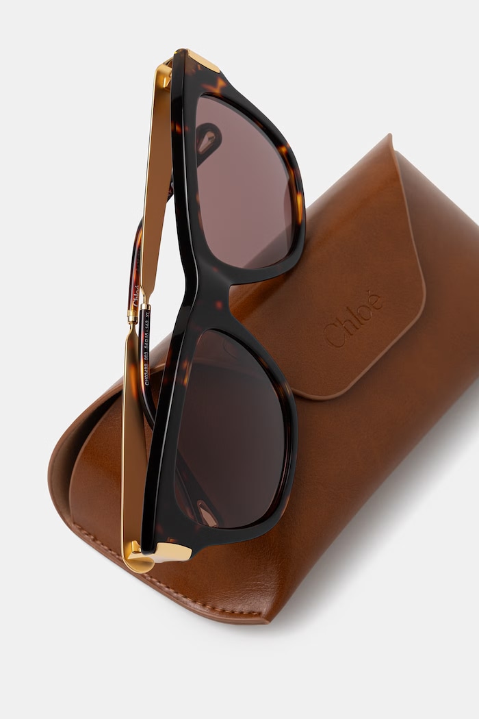 Akcesoria Chloe okulary przeciwsłoneczne damskie CH0349S brązowy