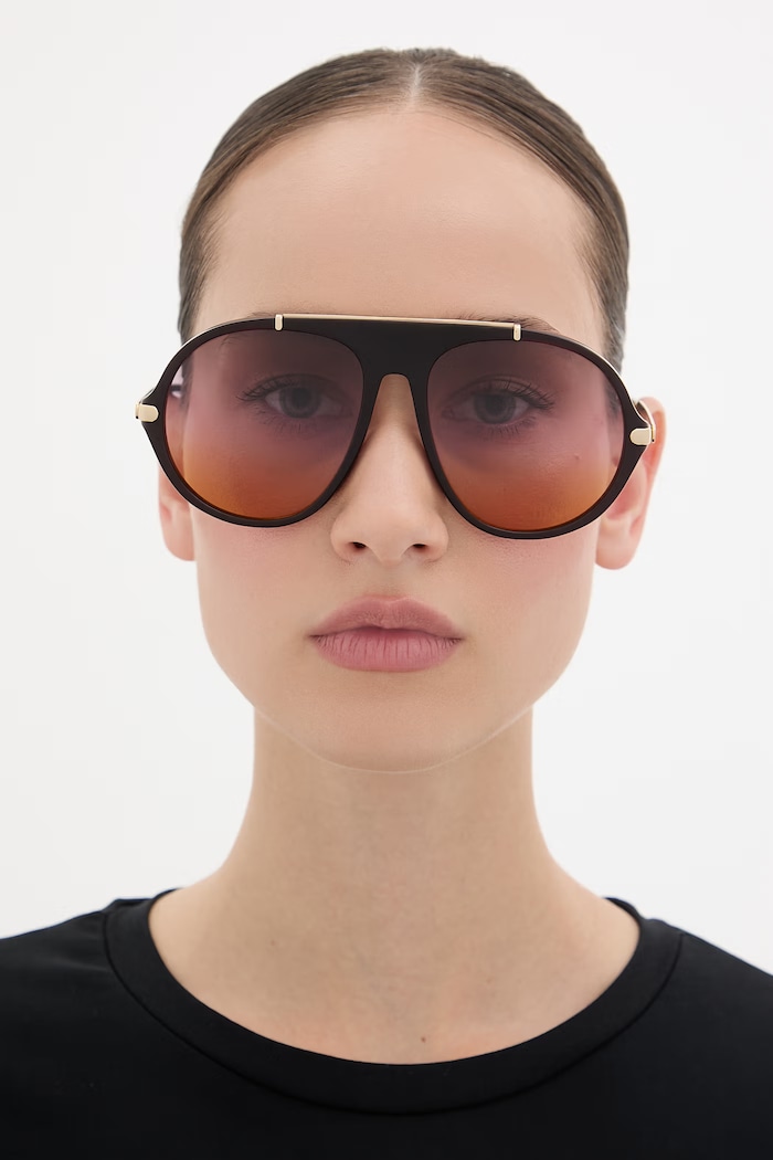 Солнцезащитные очки для женщин Chloe CH0357S бордо