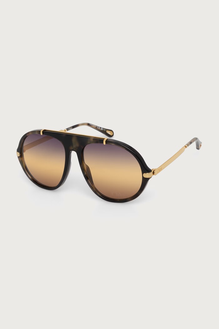 Chloe Okulary przeciwsłoneczne damskie brązowy CH0357S