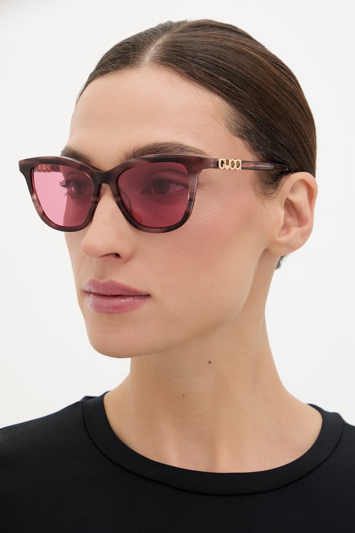 Gucci slnečné okuliare wayfarer dámske červená GG2032S