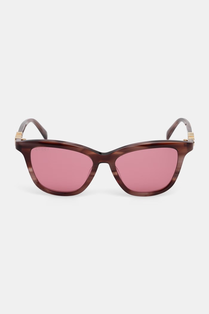 Doplnky Gucci slnečné okuliare wayfarer dámske GG2032S červená