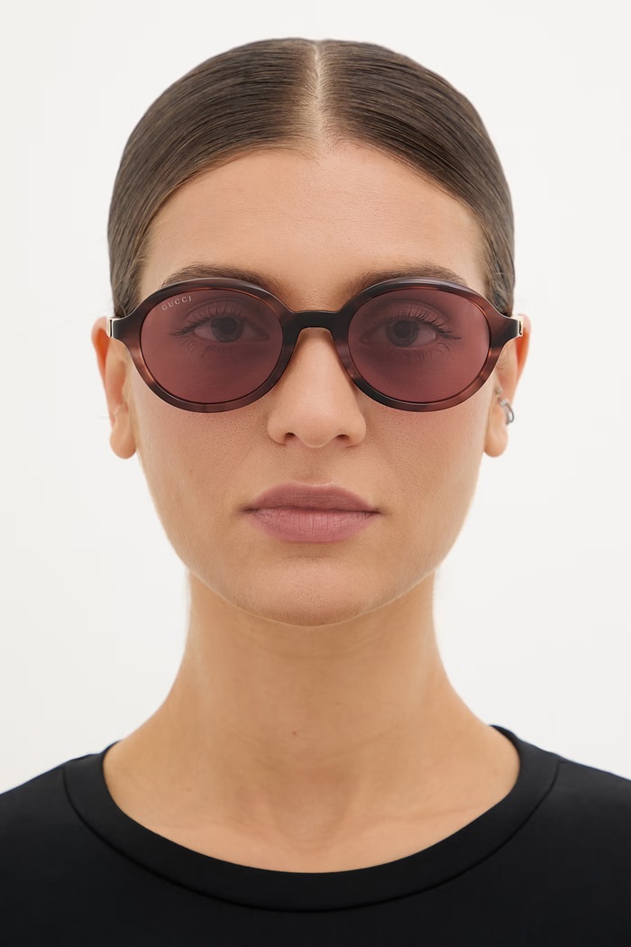 Gucci ochelari de soare pentru femei GG2033SA burgundia