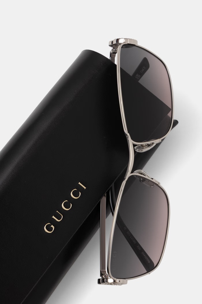 Gucci ochelari de soare pentru femei argintiu GG2045S