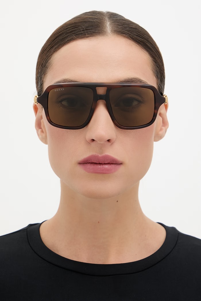 Gucci slnečné okuliare dámske GG2052S hnedá