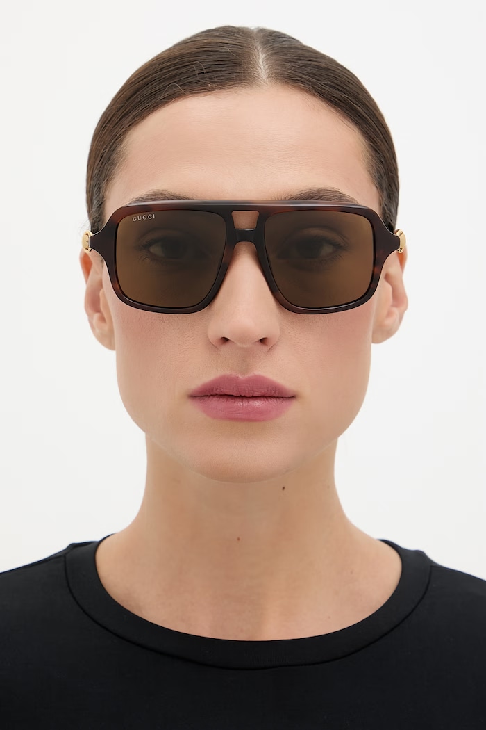 Gucci slnečné okuliare dámske GG2052S hnedá
